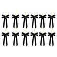 thumbnail image 1 of Deeceymbur 12Pcs Velvet Christmas Bows for Tree Wreath Gift Wrap Crafts Wedding Party Home Decoration Mini Bows for Snack Bags Candy Bags Holiday Decor, 1 of 7