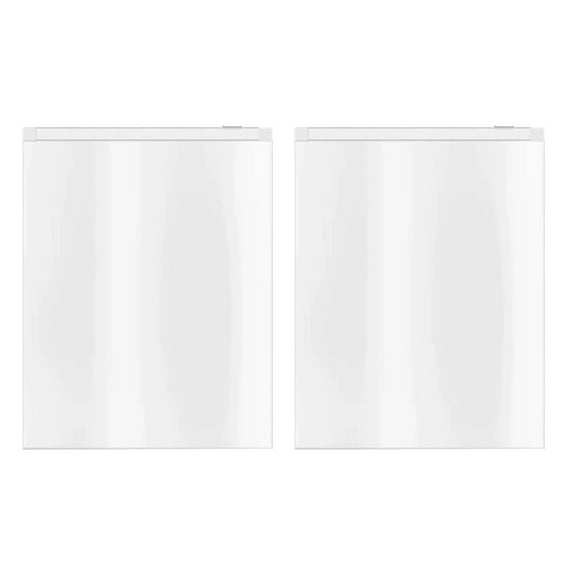 Deeceymbur 2 Pcs Zipper Storage Bags Frosted Zipper Bags For Packing Underwear Panties Socks Swimwear Gloves Three Sizes