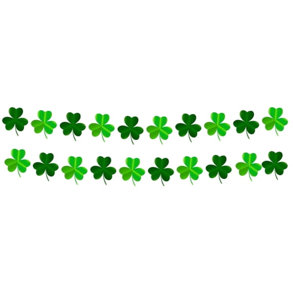 Deeceymbur 20 Pcs St Patricks Day Party Set Disposable Paper Plates Napkins Cups Clover Design Green Themed Tableware