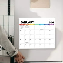Deeceymbur 2025 2026 Magnetic Refrigerator Calendar 18 Monthly Whiteboard Easy Erase Kitchen Organization 11.81x10in