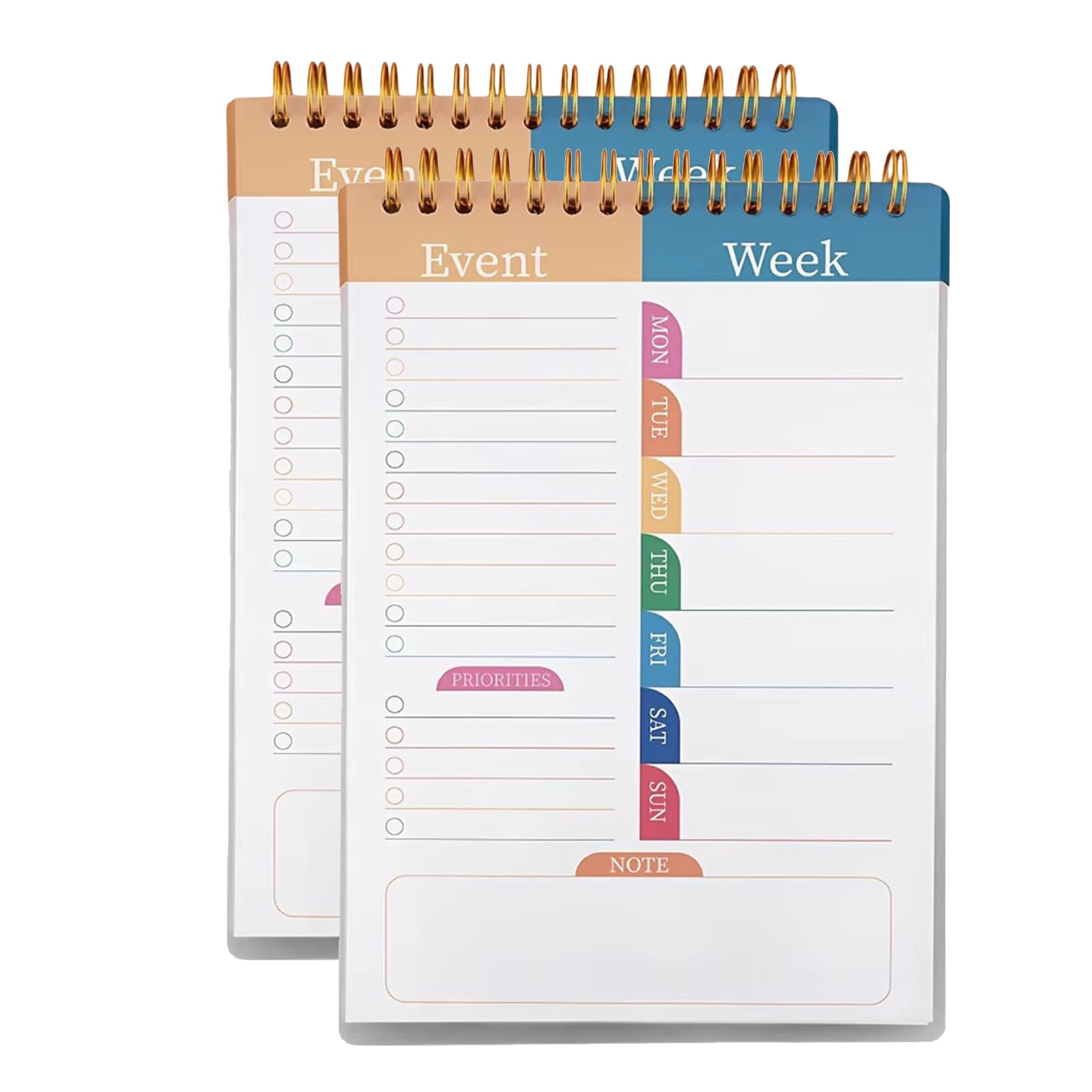 Deeceymbur 2PCS Daily to Do List Planner A5 Daily Planner Notebook ...