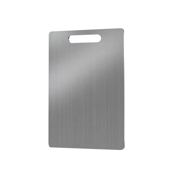 Deeceymbur 304 Stainless Steel Cutting Board Thickened Cutting Board Mildews Resistants Cutting Board Domestic Kitchen Cutting Board Panel