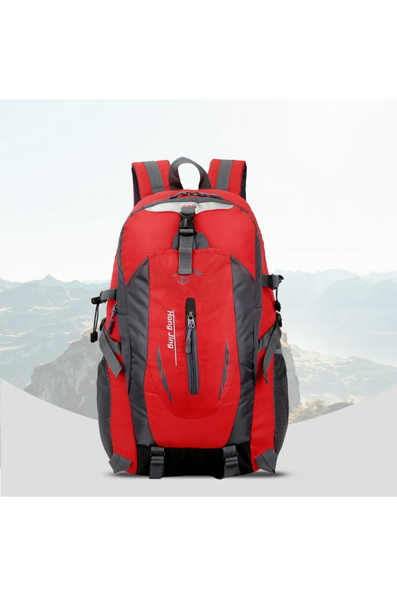 30L Camping Hiking Daypacks - Lightweight and Packable Backpack for Travel, Suitable for Men and Women Red