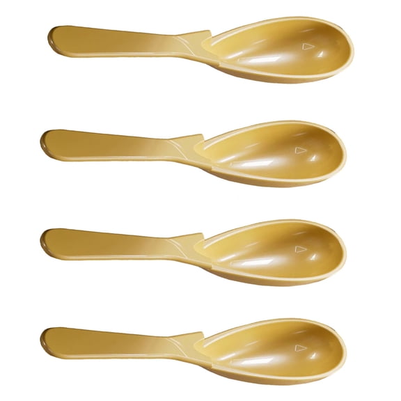 Deeceymbur 4 PCS Asian Soup Spoons with Long Handle- Notch and Hook Style Chinese Won Ton Soup Spoon Rice Spoons for Soba Ramen Noodle