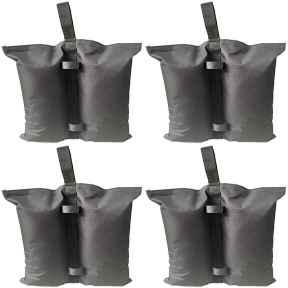 Deeceymbur 4Pcs Industrial Grade Tent Weights Bag Leg Weights 1680D Polyester Sand Fillable for All Surfaces
