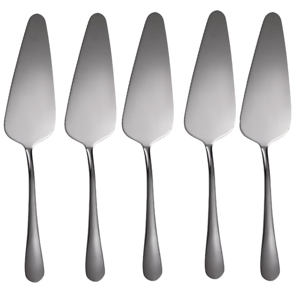 Deeceymbur 5 PCS Pie Server, Stainless Steel Pie Server Cake Server Pie Server Utensil Cake Server and Knife Set Pie and Cake Server Pie Spatula Server Cake Knife