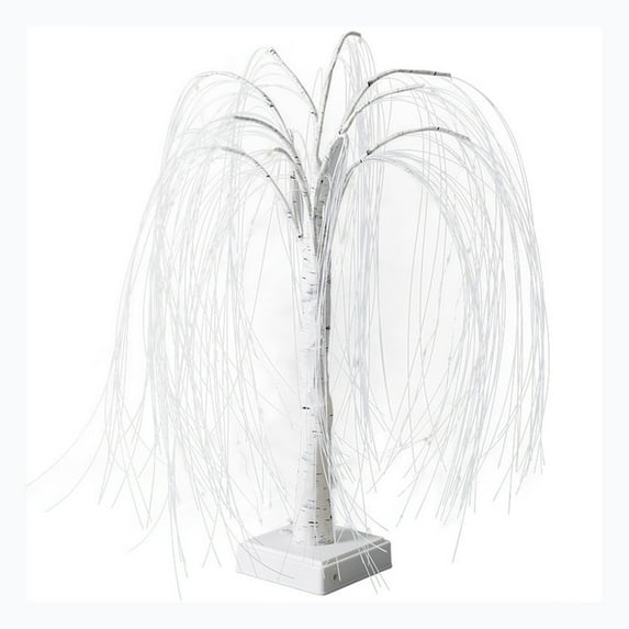 Deeceymbur 60 Led Willow Tree Light Room Decoration Night Light Illuminated Tree Christmas Decoration for indoor Party Decoration White