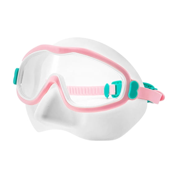Deeceymbur Adult Large Frame Swimming Goggles Anti Fog HD Lens Wide View Diving Mask for Pool Beach Snorkeling
