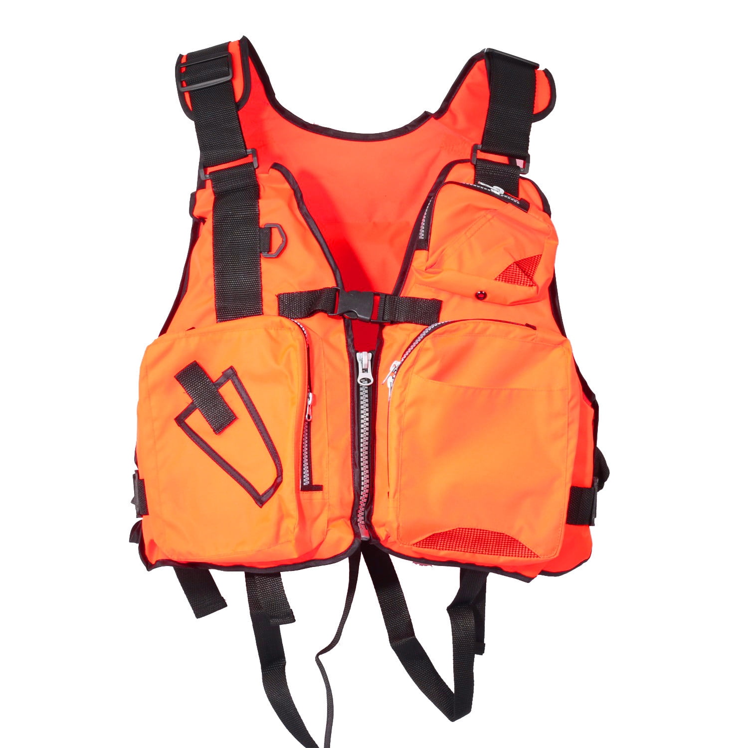 Deeceymbur Adult Life Jacket Paddle Zipper Vest Coast Guard Approved Life Vest Flotation Device Kayak Ski Buoyancy Fishing Boat Watersport Buoyancy Aid Swim Jackets Portable Snorkel Vest