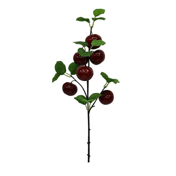 Deeceymbur Artificial Branches with Pomegranates Persimmons Simulation Fruit for Living Room Decoration Tabletop Display Fake Flowers