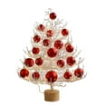 thumbnail image 1 of Deeceymbur Artificial Christmas Tree Decorate Mini Christmas Tree Decorations Desktop Decor Supplies Dead Branch Christmas Tree for Christmas and New Year Decoration Red, 1 of 7