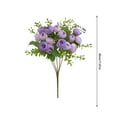 thumbnail image 1 of Deeceymbur Artificial Flowers Simulated Wedding Flowers Lofty Consort's Tea Buds Silk Flower Decorations Home Wedding Ornaments, 1 of 5