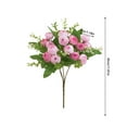thumbnail image 1 of Deeceymbur Artificial Flowers Simulated Wedding Flowers Lofty Consort's Tea Buds Silk Flower Decorations Home Wedding Ornaments, 1 of 5