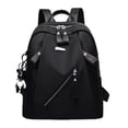 thumbnail image 1 of Deeceymbur Backpack Women Fashion Trend Street Polyester Cloth Bag Schoolbag Travel Daypack Water Repellent Multiple Compartments Black Khaki Red, 1 of 6