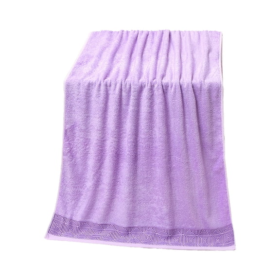 Deeceymbur Bamboo Fiber Bath Towel for Adults Thickened Soft Absorbent Large Bath Sheet 27.56x55.12in with Unique Pattern Eco-Friendly Durable Machine Washable