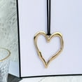 thumbnail image 1 of Deeceymbur Bayetss Heart Necklace Vintage Large Love Pendant Adjustable Leather Rope Chain for Women Fashion Jewelry, 1 of 7