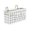 thumbnail image 1 of Deeceymbur Bedside Storage Bag Hanging Organizer Multiple Pockets for Bunk Bed Home Use in Black White Green, 1 of 6