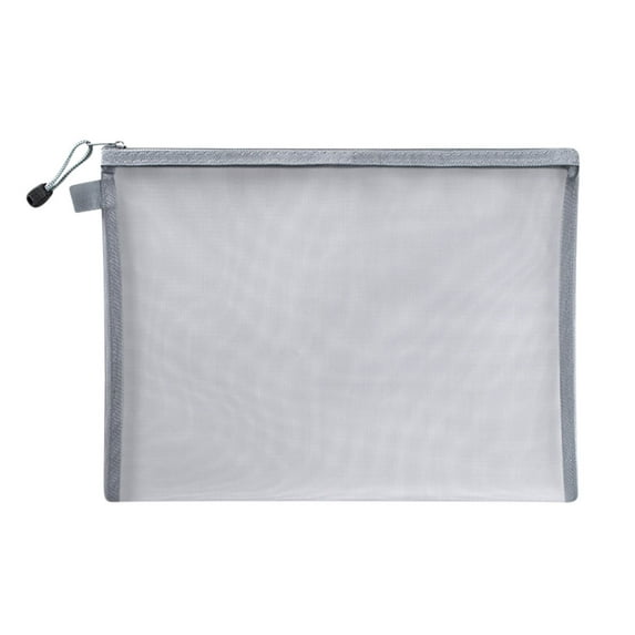 Deeceymbur Blank Canvas Zipper Pouch for DIY Crafts, Canvas Makeup Bags, Multi-Purpose Travel Bags, Pen Pencil Case for Art and Travel Gray