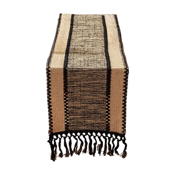 Deeceymbur Bohemian Style Table Runner with Tassels Dining Room Living Room Sideboard Decor Party Event Home Decoration Table Cover