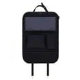 thumbnail image 1 of Deeceymbur Car Seat Back Storage Bag, Multifunctional Dining Table Storage, Kick-proof Pad Storage Bag, for Multifunctional Storage on Car Seat Backs Black, 1 of 8