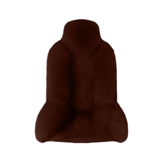 Deeceymbur Car Seat Cushion Winter Warm Fleece Car Seat Cover Furry Mat Non-Slip Bottom Easy Install for Vehicle Auto Truck Suv Van Driving Accessories Comfortable Soft Fabric