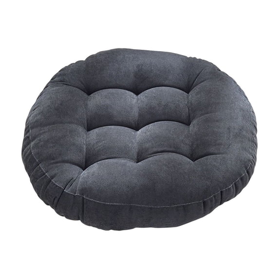 Deeceymbur Chair Cushion Soft Corduroy Seat Pad Thickened for Dining Chair Patio Kitchen 17 Inch Round