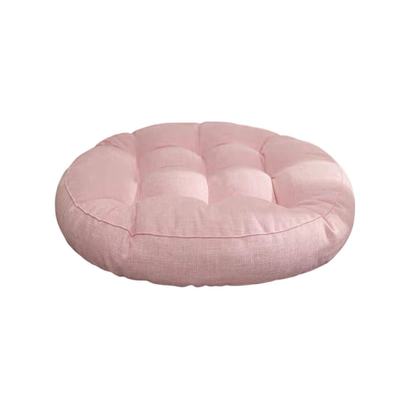Deeceymbur Chair Cushion Thickened Seat Pad for Kitchen Dining Patio Solid Color 17 Inch Round Cushion