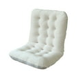 thumbnail image 1 of Deeceymbur Chair Cushion With Backrest Winter Seat Pad Thickened for Office Home Use Soft Polyester Linen Material Includes Ties Secure Fit, 1 of 6