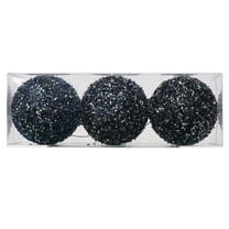 Deeceymbur Christmas Balls Gift Set 3 Pieces White Black Red Christmas Trees Hanging Ornament Holiday Decor for Party and Home