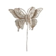 thumbnail image 1 of Deeceymbur Christmas Butterfly Clips Branch Decoration with Sequins Glitter for Tree Wreath Floral Arrangement Holiday Party Decor, 1 of 6