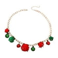 thumbnail image 1 of Deeceymbur Christmas Cute Necklace Santa Claus Christmas Tree Holiday Jewelry for Women Fashion Gift Seasonal Accessorily Festive Design, 1 of 6