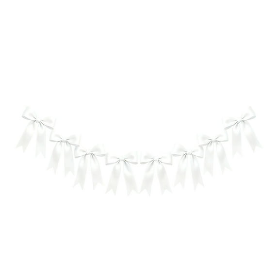 Deeceymbur Christmas Decoration Blue Pink White Polyester Holiday Ornament Festive Home Decor for Wall Door Christmas Party Celebration