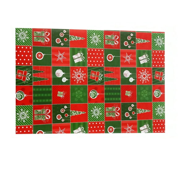 Deeceymbur Christmas Double Sided Wrapping Paper Gift Wrap Roll Holiday Patternss for Present Packaging Party Decor