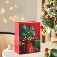 thumbnail image 1 of Deeceymbur Christmas Gift Bag Paper Shopping Sack Red Holiday Present Wrapping for Parties Events Decor, 1 of 6