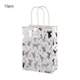thumbnail image 1 of Deeceymbur Christmas Gift Bags Snowflake Tote Bags Set of 12 for Holiday Party Candy Packaging, 1 of 6