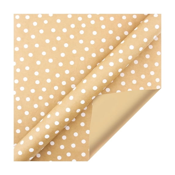 Deeceymbur Christmas Patterns Kraft Paper Gift Wrapping Paper Holiday Present Wrap Large Size Decorative Paper for Crafts