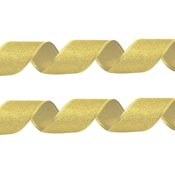 Deeceymbur Christmas Ribbon Decoration Gold Tinsel Garland Bow Maker Gift Wrapping Supply for Holiday Festivities