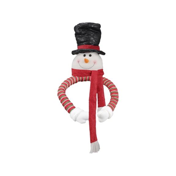 Deeceymbur Christmas Tree Topper Star Decoration with Santa Claus Elves Snowman for Holiday Window Display and Home Festive Ornament