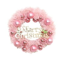 Deeceymbur Classic Green Christmas Wreath for Door and Wall Hanging Holiday Decoration Festive Vibes