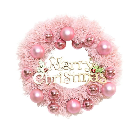 Deeceymbur Classic Green Christmas Wreath for Door and Wall Hanging Holiday Decoration Festive Vibes