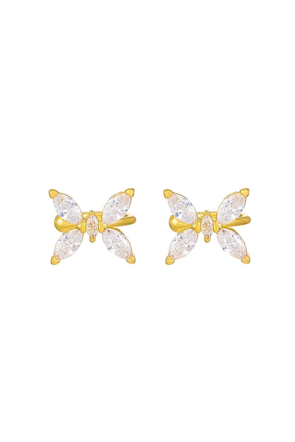 Clip On Earrings for Women Non Pierced Fashion Ear Clips Jewelry No Hole Ear Cuffs Faux Trendy Gift Ear Pieces