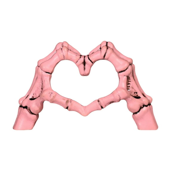 Deeceymbur Compact Skeleton Heart Decor Multi Scene Halloween Party Theme Collectible Gift Artwork 4.72x2.56in