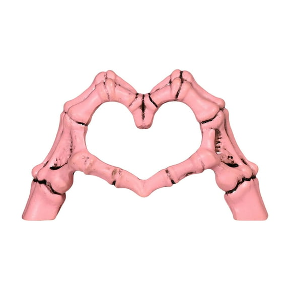 Deeceymbur Compact Skeleton Heart Decor Multi Scene Halloween Party Theme Collectible Gift Artwork 4.72x2.56in