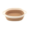 thumbnail image 1 of Deeceymbur Cotton Rope Woven Storage Basket with Handle for Snack Organization Home Decor Multipurpose Oval Basket, 1 of 6