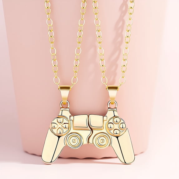 Deeceymbur Couple Necklace with Magnet Design Fashionable Personalized Valentine Gift for Him Her Jewelry