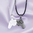 thumbnail image 1 of Deeceymbur Couple Necklace with Magnet Design Fashionable Personalized Valentine Gift for Him Her Jewelry, 1 of 10