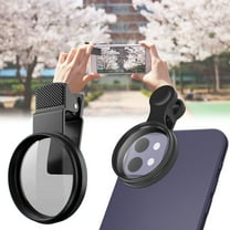 Deeceymbur Cpl Polarizing Filter for Phone Camera 52mm Clip-On Circular Polarizer Lens Filter Kit Compatible with Most Cell Phones