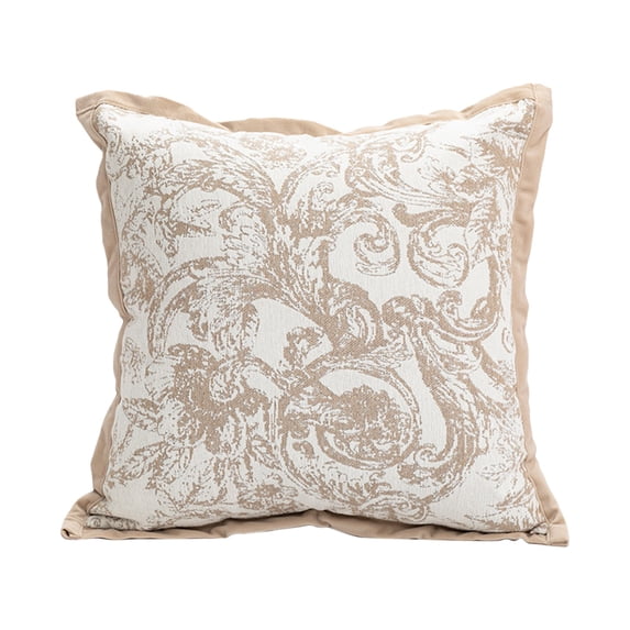 Deeceymbur Cream Style Pillow Cover 17.7x17.7in Sofa Cushion Case Beige Home Decor Living Room Decoration