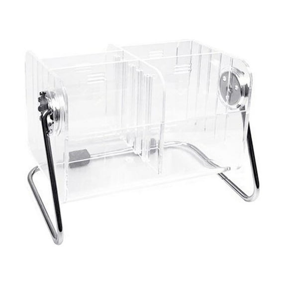 Deeceymbur Double Layer Tea Bag Organizer With Lid, Plastic Storage Box for Kitchen Cabinets, Pantry, and Countertops, Nice for Coffee Pods and Seasoning Packets White