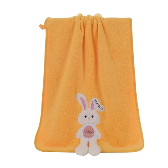 Deeceymbur Easter Bunny Towel Face Hand Towel Absorbent Bathroom Accent Soft Fabric for Daily Use Decorative Gift Idea